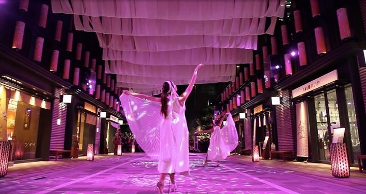 「日本橋桜フェスティバル 2017」SAKURA GATEに急遽、春の精霊が登場 FLOWERS BY NAKED