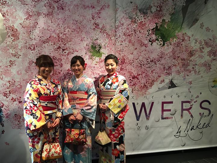 日本橋を着物・和装で楽しもうキャンペーン実施中 FLOWERS BY NAKED