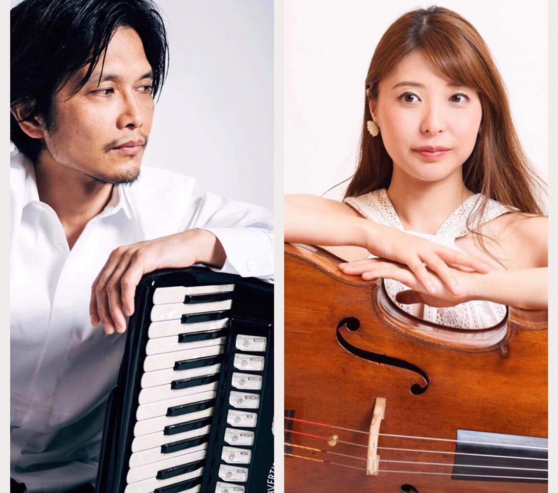 【FLOWERS BY NAKED 2019 ー東京・日本橋ー】2/20(水)に特別イベント「チェリスト新倉瞳×アコーディオニスト佐藤芳明限定ライブ『音ノ花見』」開催決定 FLOWERS BY NAKED