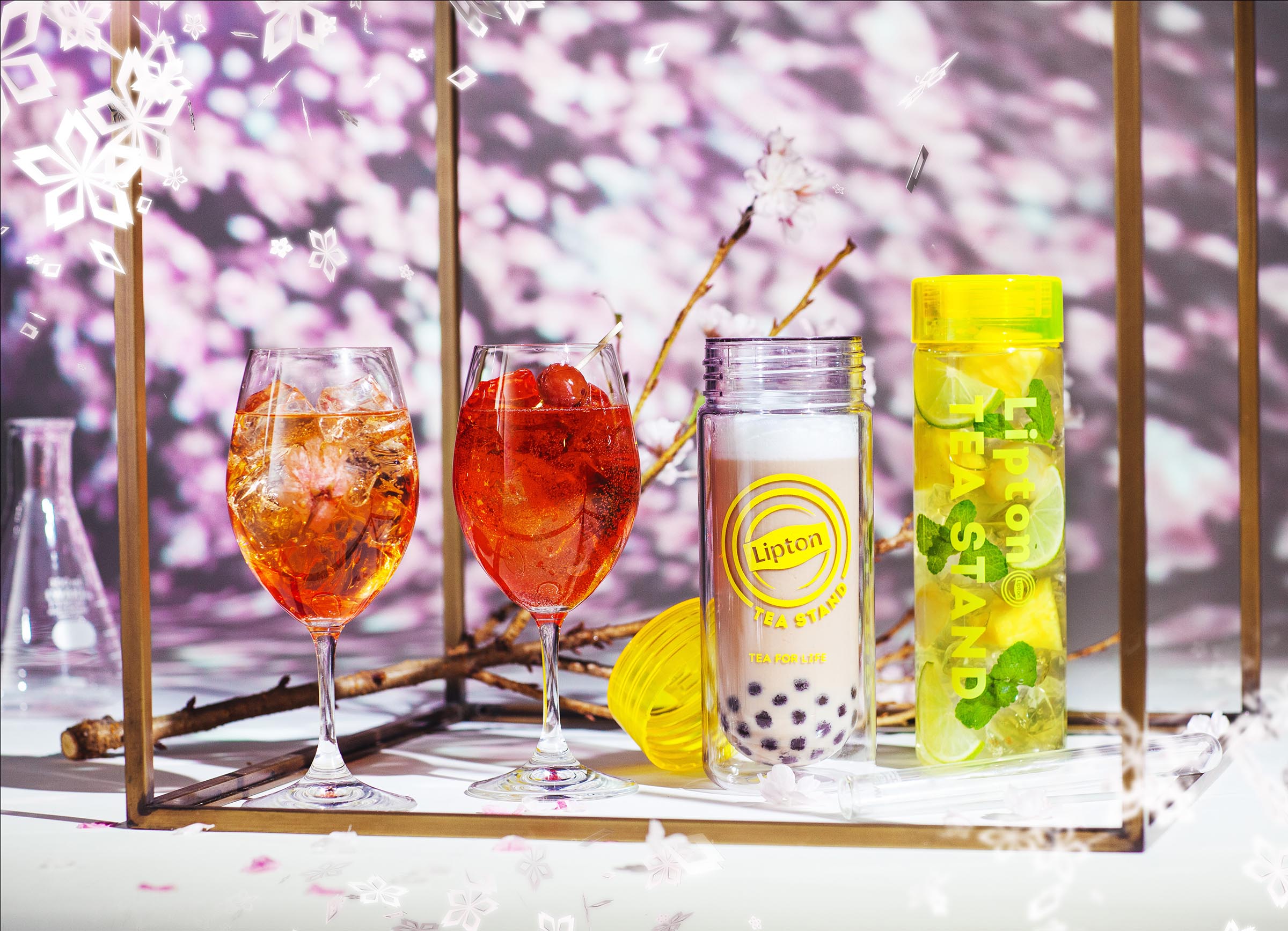 【FLOWERS BY NAKED 2019 ー東京・日本橋ー】日本一早いお花見に、リプトンの限定さくらドリンクが登場 FLOWERS BY NAKED