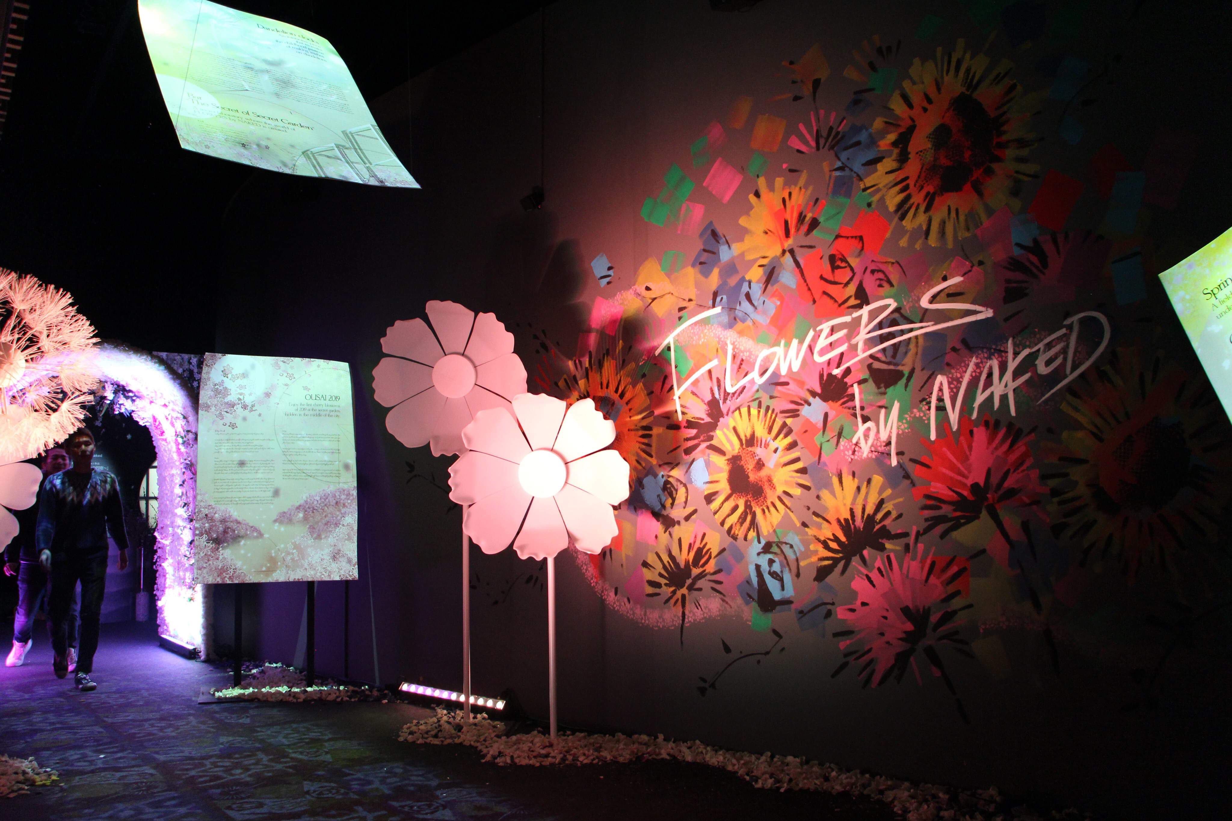 【FLOWERS BY NAKED 2019 ー東京・日本橋ー】日本一早いお花見にペイントアート FLOWERS BY NAKED